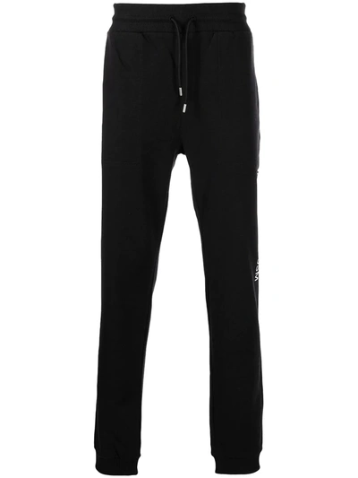 Alyx Drawstring Logo Print Track Pants In Black,white