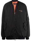 Raf Simons Synchronicity Oversized Padded Jacket In Black