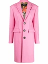 Dsquared2 City 2-button 80s Coat In Crimson