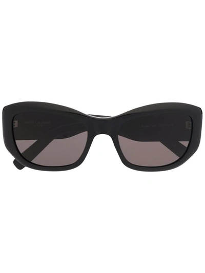 Saint Laurent Tinted Oversize-frame Sunglasses In Black