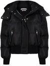 Alexander Mcqueen Black Mcqueen Graffiti Puffer Jacket In Black