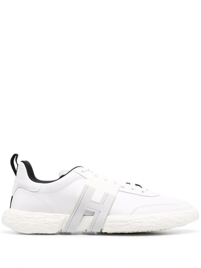 Hogan 3r Leather Sneakers In Weiss