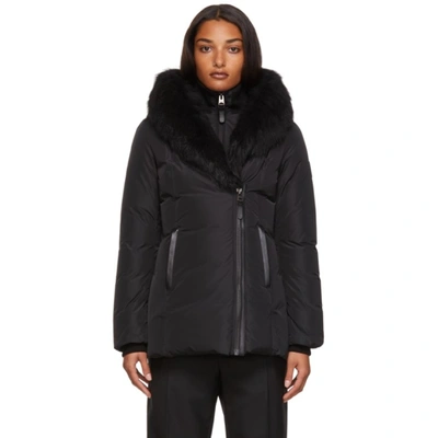 Mackage Adali Hooded Shearling Down Jacket In Nocolor