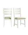 PICKET HOUSE FURNISHINGS BARRETT LADDER BACK SIDE CHAIR SET