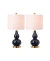 Jonathan Y Anya Mini Glass Table Lamp, Set Of 2