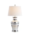 JONATHAN Y ZILAR STRIPED CLASSIC MODERN LED TABLE LAMP