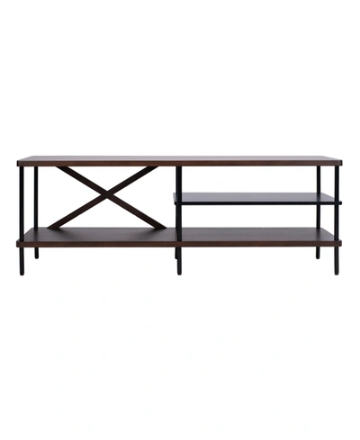 Furniture Bruno Industrial Tv Stand In Walnut