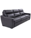 Furniture Gabrine 3-pc. Leather Sofa With 3 Power Recliners, Created For Macy's