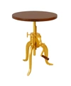 CAROLINA CLASSICS REILLY ADJUSTABLE CRANK ACCENT TABLE