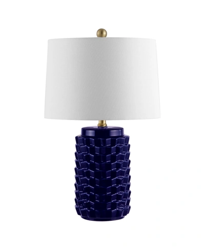 Safavieh Weldon Table Lamp In Navy