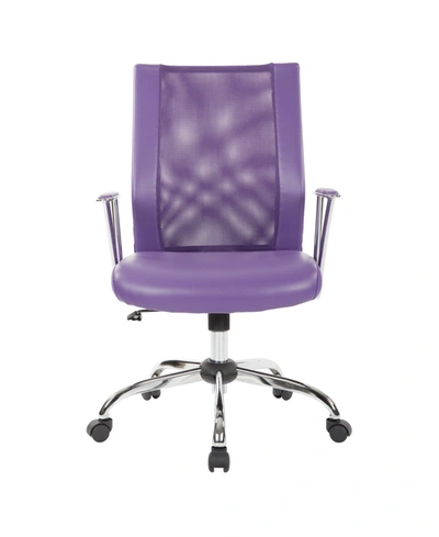 Office Star Bridgeway Office Mesh Chair With Chrome Base