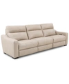 Furniture Gabrine 3-pc. Leather Sofa With 2 Power Recliners, Created For Macy's