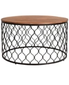 CRESTVIEW JONITHON ROUND COFFEE TABLE