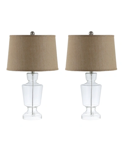 Safavieh Amby Table Lamp, Set Of 2 In Clear