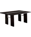 FURNITURE OF AMERICA FURNITURE OF AMERICA DEXTERA SOLID WOOD DINING TABLE