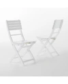 NOBLE HOUSE POSITANO OUTDOOR FOLDABLE DINING CHAIRS, SET OF 2