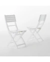 Noble House Positano Outdoor Foldable Dining Chairs, Set Of 2