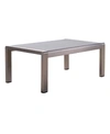 Noble House Cape Coral Outdoor Coffee Table With Glass Top