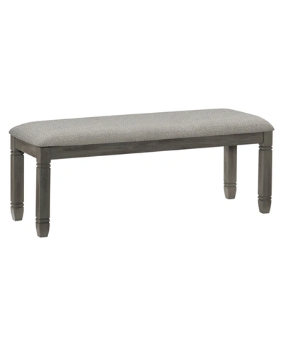 Furniture Timbre Dining Room Bench In Gray