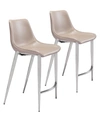 ZUO MAGNUS COUNTER CHAIR, SET OF 2