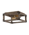 Jonathan Y Magnolia 2-light Rustic Farmhouse Led Flush Mount