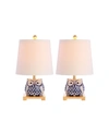 Jonathan Y Justina Ceramic Mini Table Lamp, Set Of 2