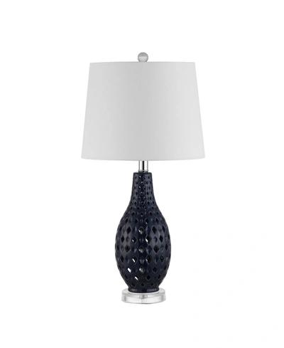 Safavieh Harlem Table Lamp In Navy