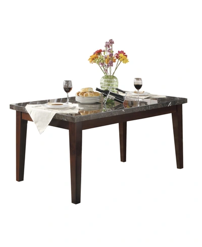 Furniture Griffin Dining Room Table With Top In Brown