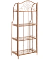 Safavieh Amaris Wrought Iron 4 Tier Outdoor Bakers Rack