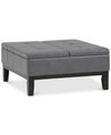 SIMPLI HOME POWAY OTTOMAN