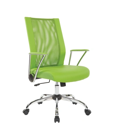 Office Star Bridgeway Office Mesh Chair With Chrome Base