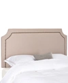 SAFAVIEH BEDELL UPHOLSTERED FULL HEADBOARD