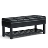 Simpli Home Saxon Storage Ottoman