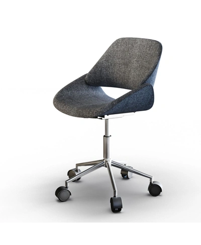 Simpli Home Malden Office Chair In Gray