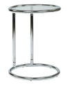 OFFICE STAR YIELD GLASS SIDE TABLE