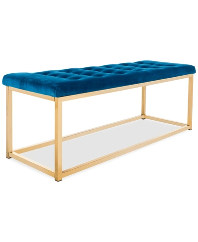 Safavieh Claremont Bench In Blue