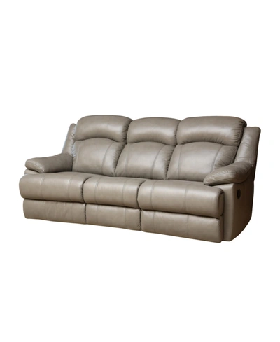 Abbyson Living Quentin 84" Leather Recliner Sofa