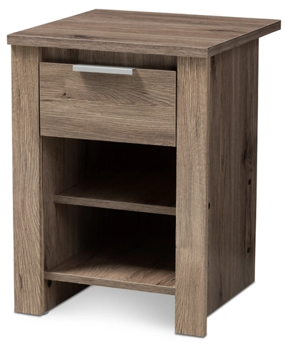 Furniture Laverne 1-drawer Nightstand In Brown