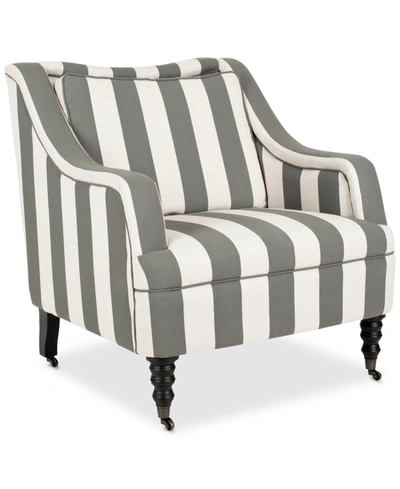 Safavieh Payden Accent Chair In Greyish Bl