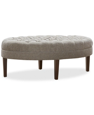 Furniture Jemma Bench In Light Grey