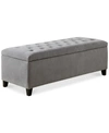 Furniture Ariana Tufted Storage Bench