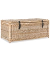 FURNITURE JONATHAN Y HAPPIMESS CADEN 46" WICKER STORAGE TRUNK