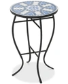 NOBLE HOUSE CLAYTON ROUND SIDE TABLE