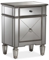Furniture Claudia Mirrored Nightstand