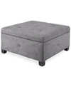 Furniture Austin Tufted Storage Ottoman