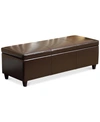 ABBYSON LIVING DRAKE STORAGE OTTOMAN