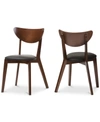 Furniture Sumner Faux Leather And Dining Chair (set Of 2)