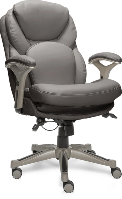 Serta Ergonomic Executive Office Chair In Gray