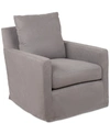 Furniture Brenalee Fabric Swivel Glider Slipcover