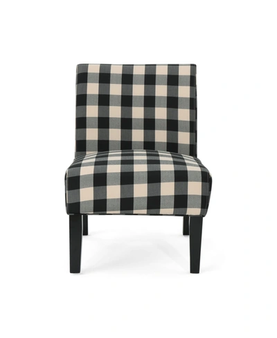 Noble House Kassi Accent Chair In Black